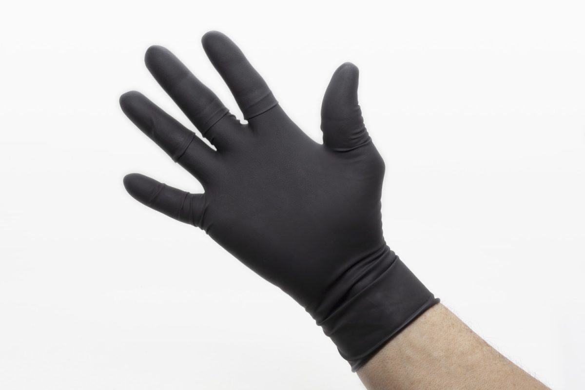 Guantes Para Tinte De Uso Rudo Latex Negro Tienda Lobo