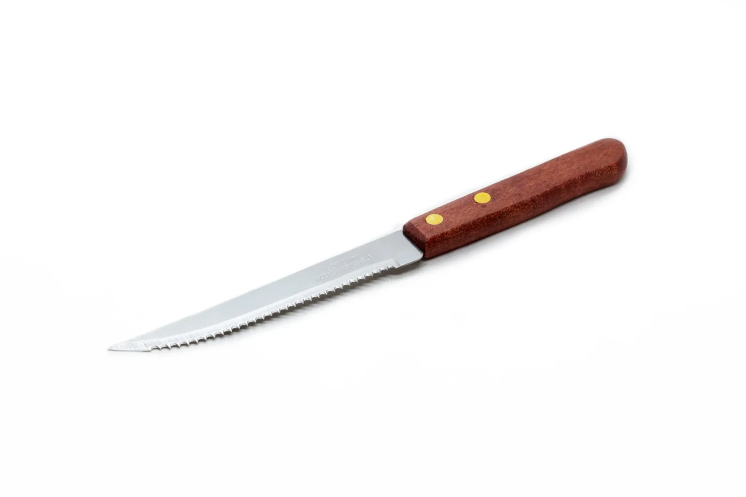Steinbrucke Juego de 8 cuchillos para carne, cuchillos de carne dentados,  juego de cuchillos de mesa 5Cr15Mov acero inoxidable, mango de palisandro